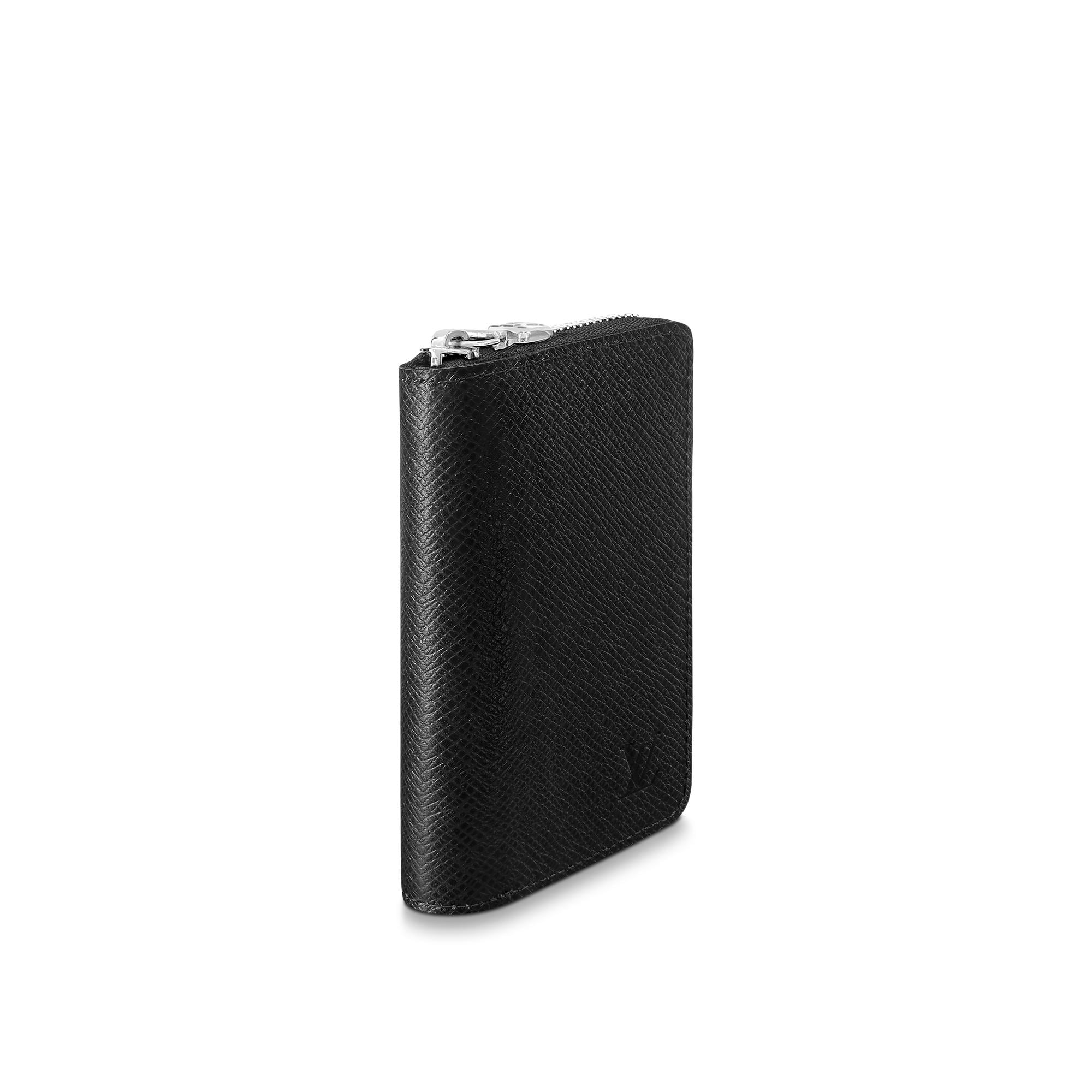 Zippy Coin Purse Vertical Taiga Leather in Men