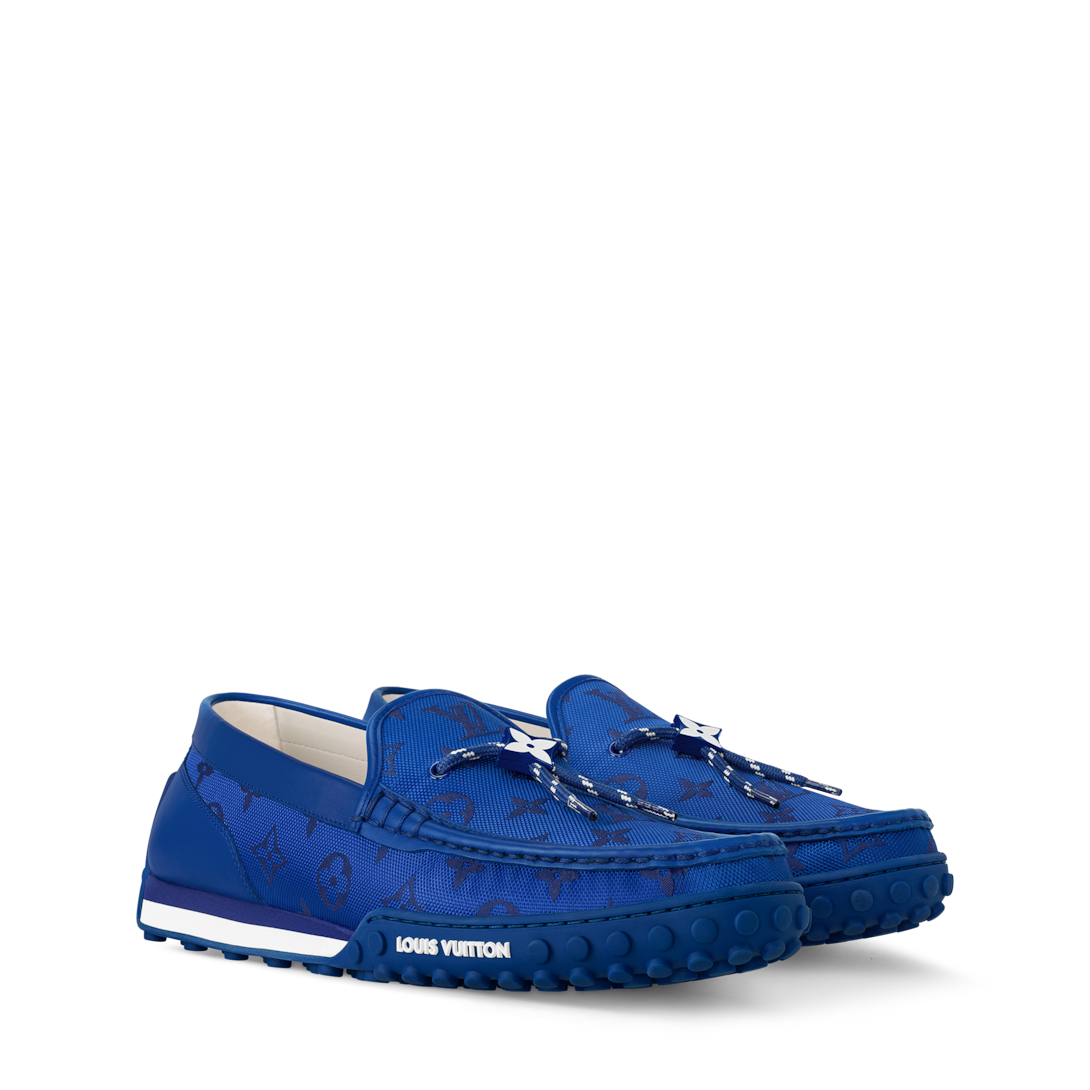 Blue New Louis Vuitton Sneakers 219 Blue Louis Vuitton Slippers