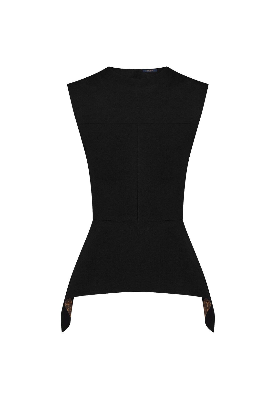 scuba peplum top