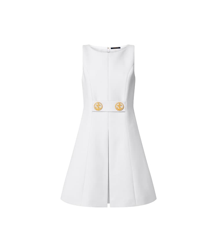 Anchor Button A-Line Dress - Ready-to-Wear