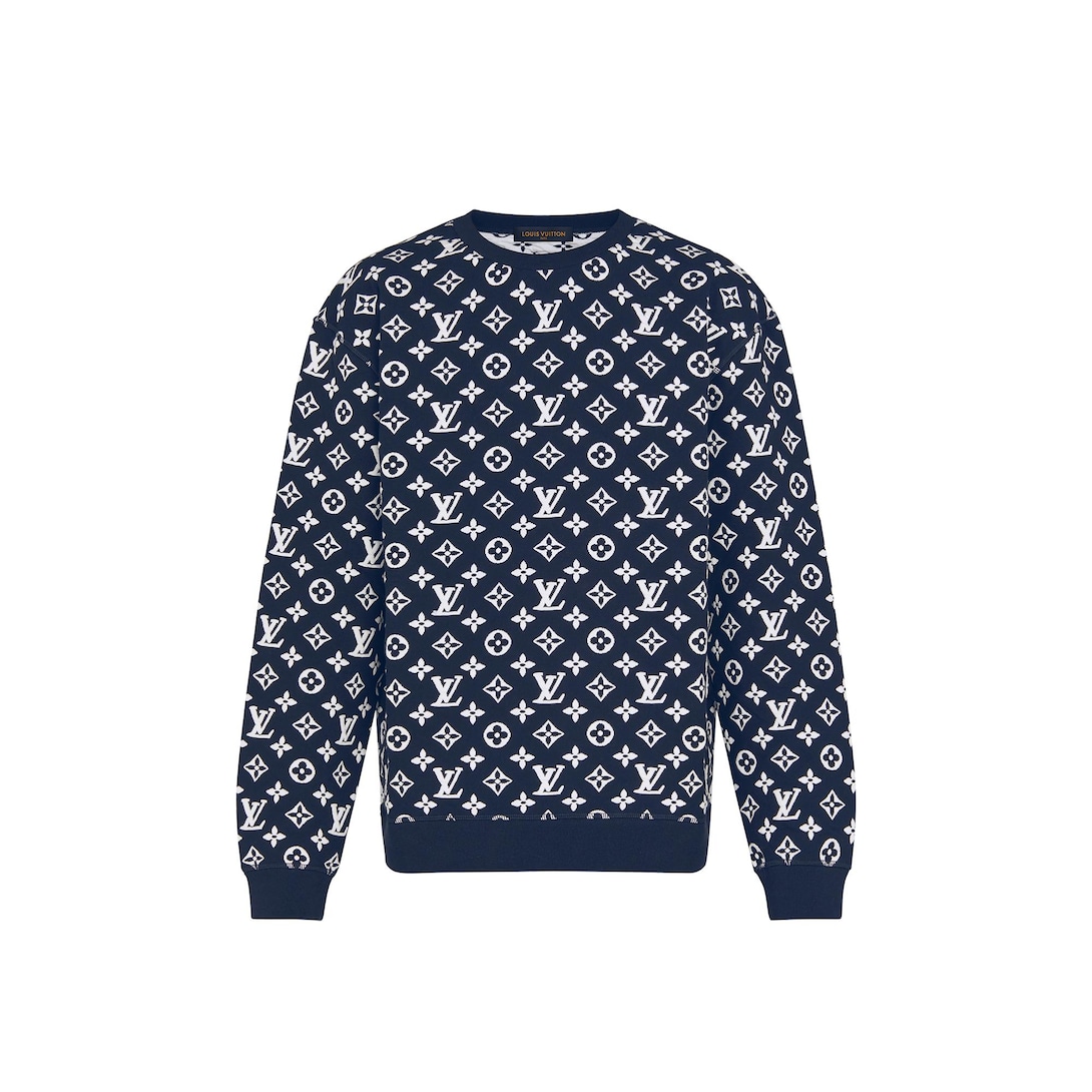 Louis vuitton print sweater Clearance