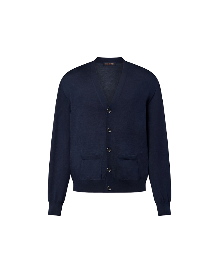 Cardigan Men Louis Vuitton Cardigan Womens Blue Louis Vuitton - Main Image