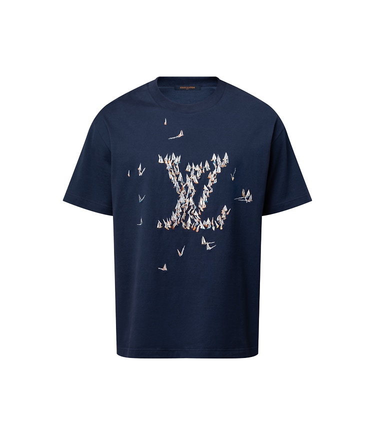 Embroidered Cotton T-Shirt - Ready-to-Wear | LOUIS VUITTON