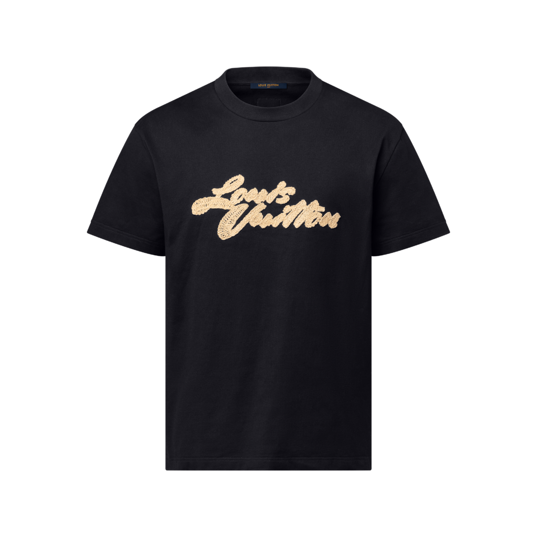 LOUIS VUITTON ロゴプリントシャツ 34 Embroidered Signature T-Shirt 