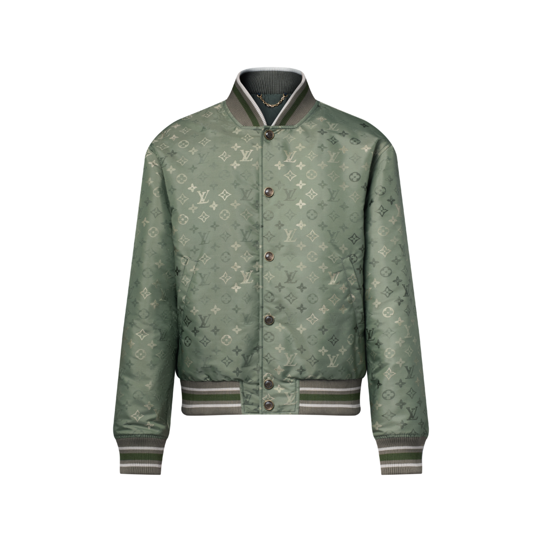 lv green bomber jacket