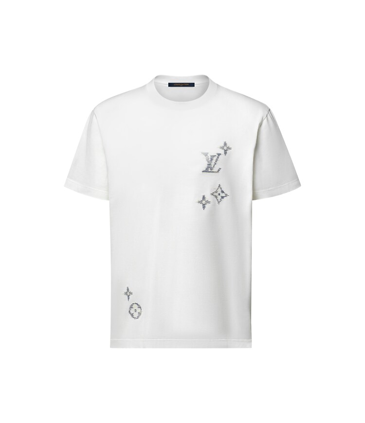 Embroidered Signature T-Shirt - Ready-to-Wear 1AK7FZ | LOUIS VUITTON