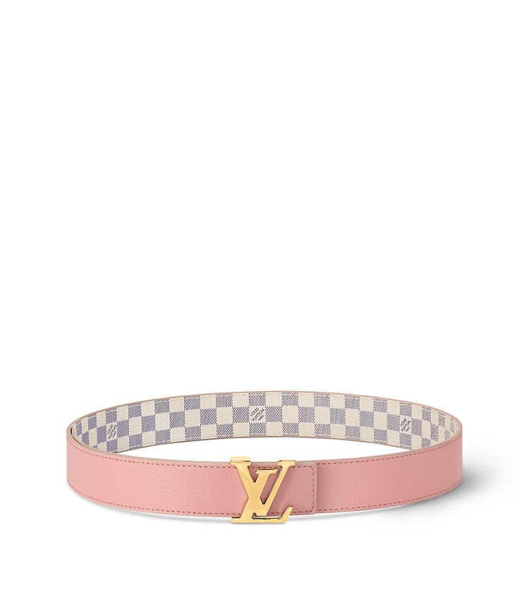 Louis Vuitton Monogram Belt in Cream and Pink Louis Vuitton Ultra Rare Cherry Blossom Pink Monogram Belt  main image 2