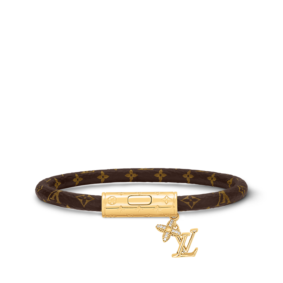 louis vuitton brass bracelet