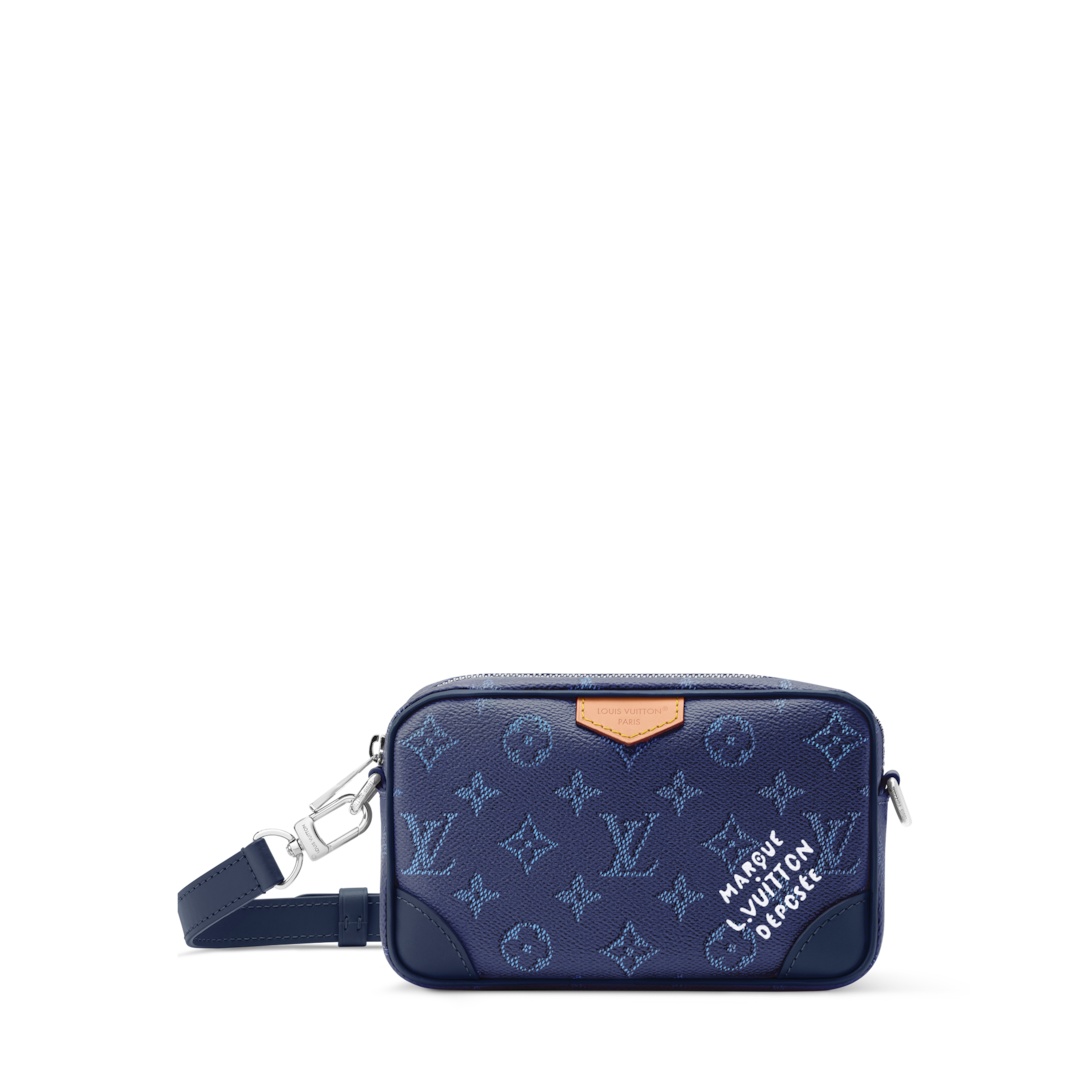 Louis Vuitton ダークブルー ショルダーバッグ Trocadéro Wearable 