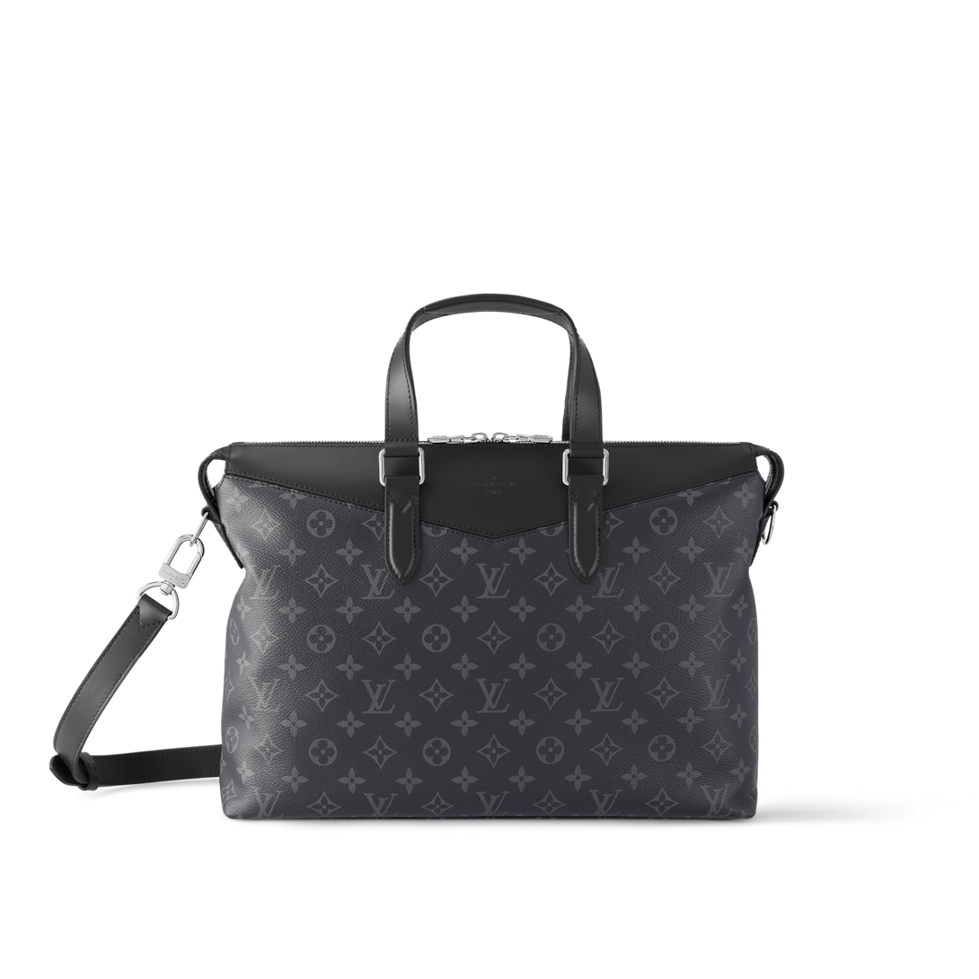 monogram briefcase for him
