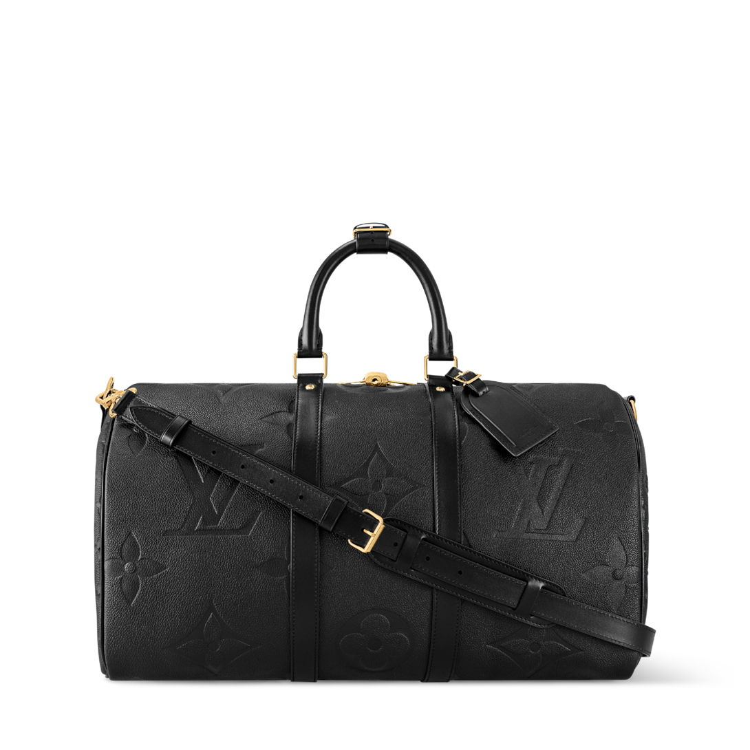 Keepall Bandoulière 45 Monogram Empreinte Leather - Travel M45532 | LOUIS  VUITTON