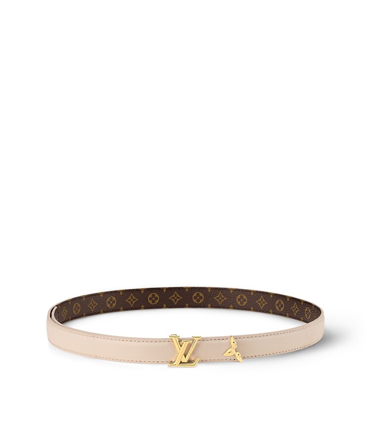 Louis Vuitton Pretty LV 20 Reversible Belt Cream Louis Vuitton 2025 LV Pretty 20mm Reversible Belt - Brown  main image 4