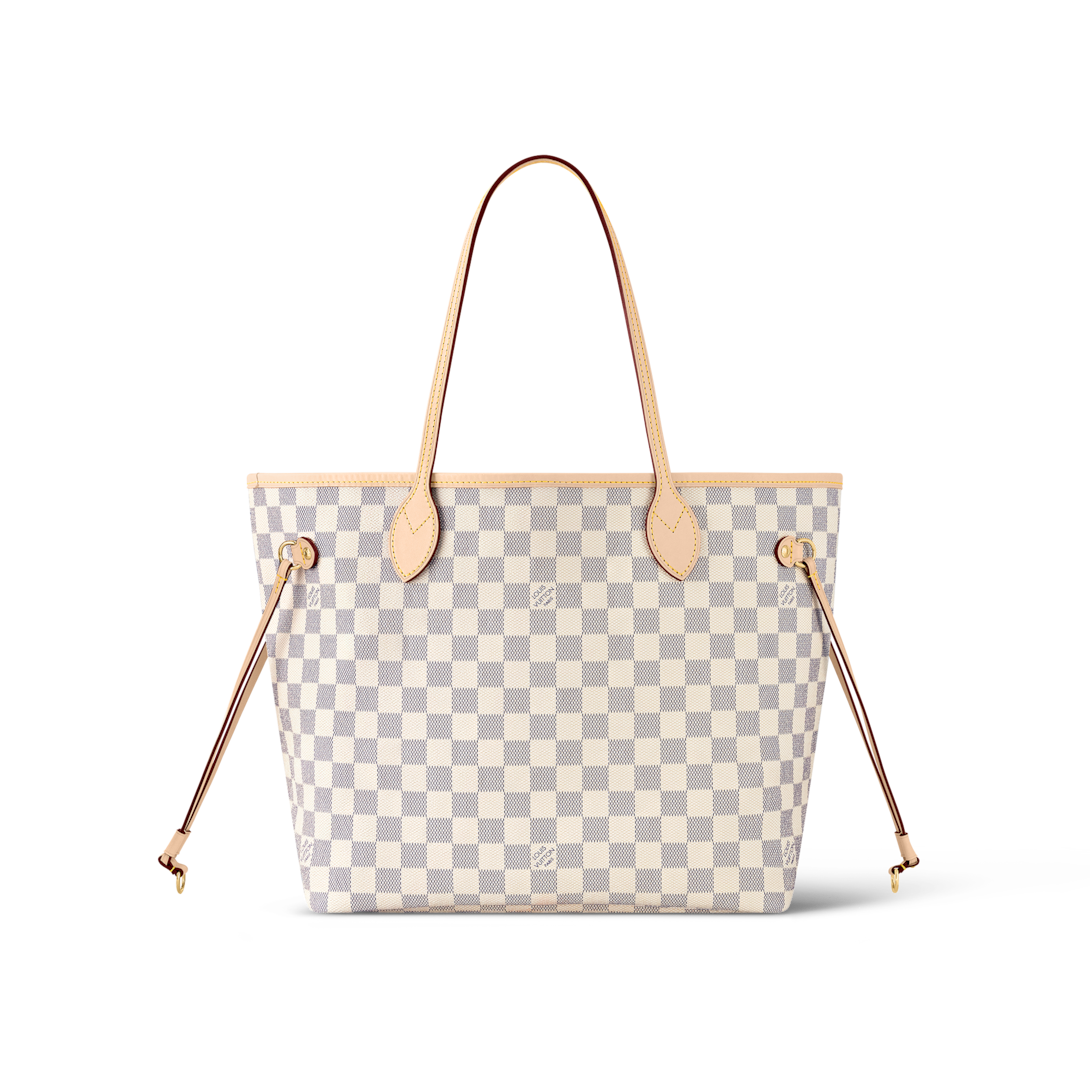 Neverfull MM Damier Azur Canvas - Handbags | LOUIS VUITTON