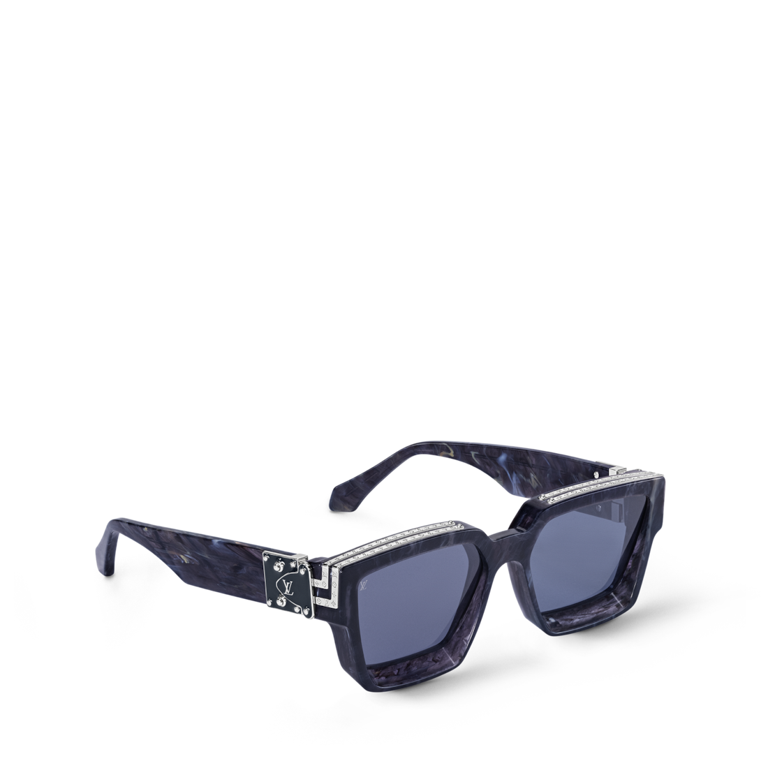 Zonnebril Louis Vuitton zwart in Plastic - 47691882