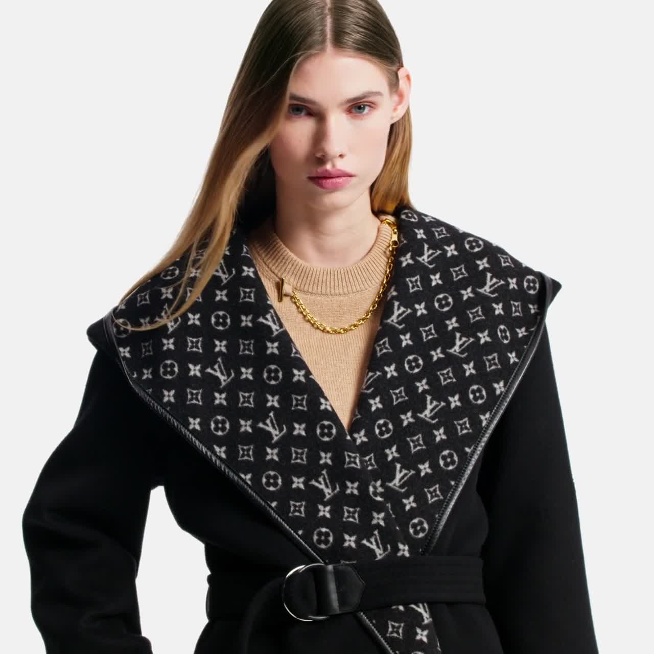 Hooded Wrap Coat - Ready-to-Wear 1A4PE6 | LOUIS VUITTON