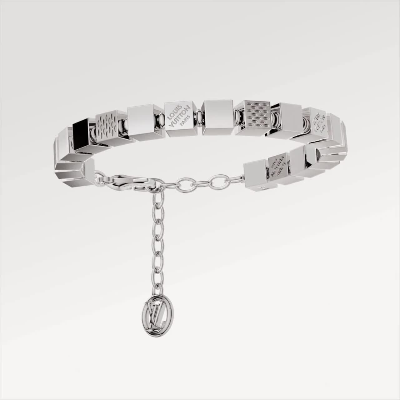 LV Cube Bracelet Silver S00 - Fashion Jewellery | LOUIS VUITTON