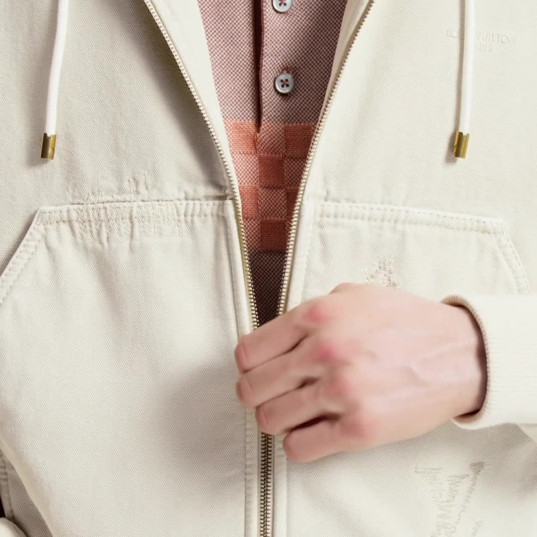 Embroidered Signature Hooded Blouson - Ready-to-Wear | LOUIS VUITTON